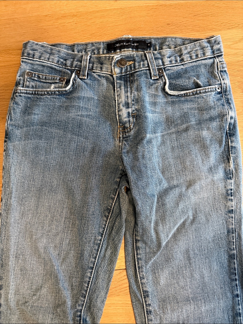 Vintage Calvin Klein Jeans straight flare retro denim